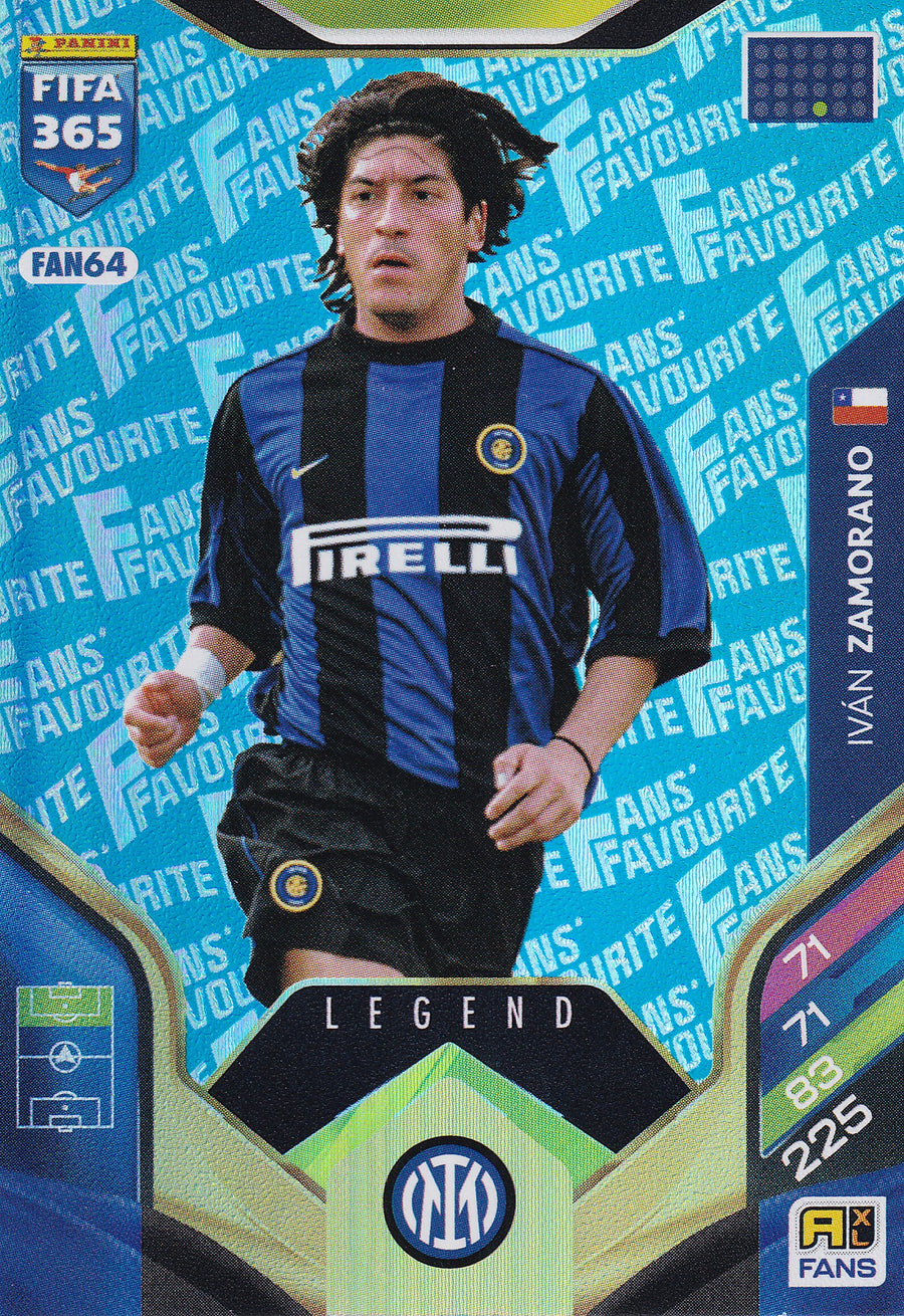 FAN-064. IVAN ZAMORANO - FC INTERNAZIONALE MILANO - FANS FAVOURITE LEGEND - BLUE