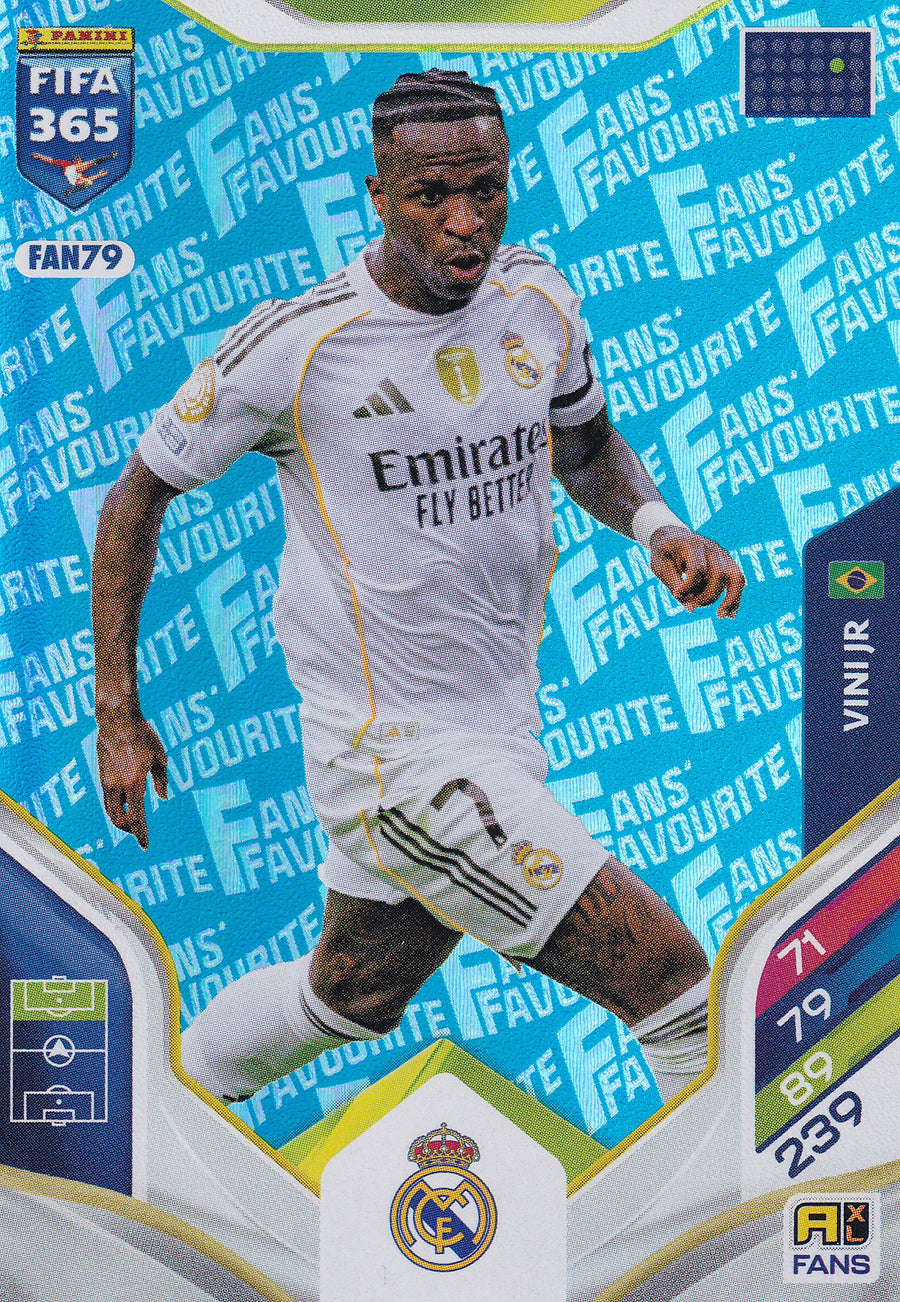 FAN-079. VINI JR - REAL MADRID - FANS FAVOURITE - BLUE