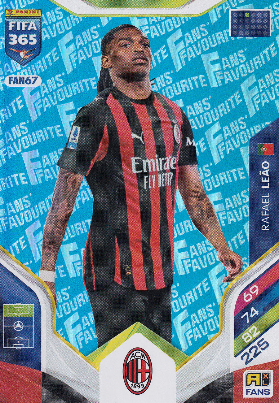 FAN-067. RAFAEL LEAO - AC MILAN - FANS FAVOURITE - BLUE