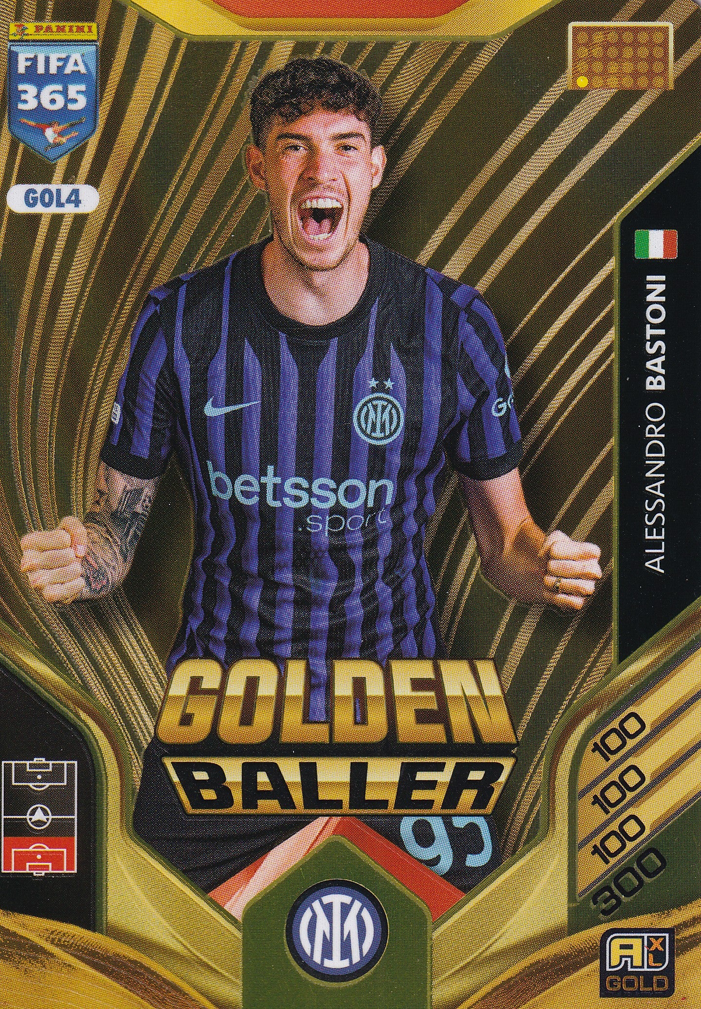 004 - GOL4. ALESSANDRO BASTONI - INTER - GOLDEN BALLER
