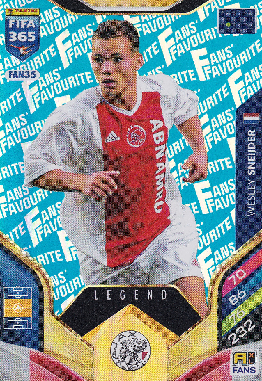 FAN-035. WESLEY SNEIJDER - AJAX - FANS FAVOURITE LEGEND - BLUE