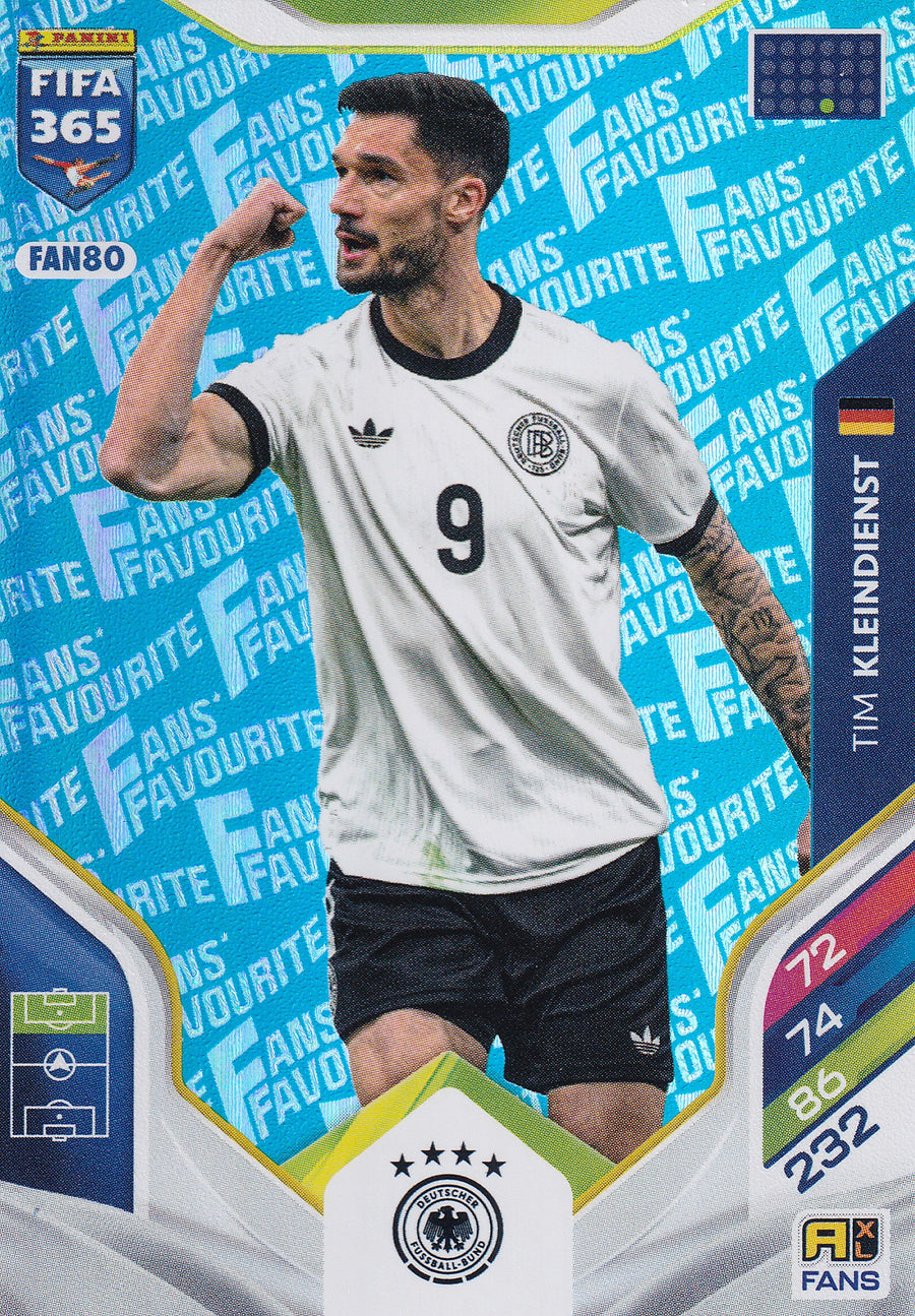 FAN-080. TIM KLEINDIENST - GERMANY - FANS FAVOURITE - BLUE