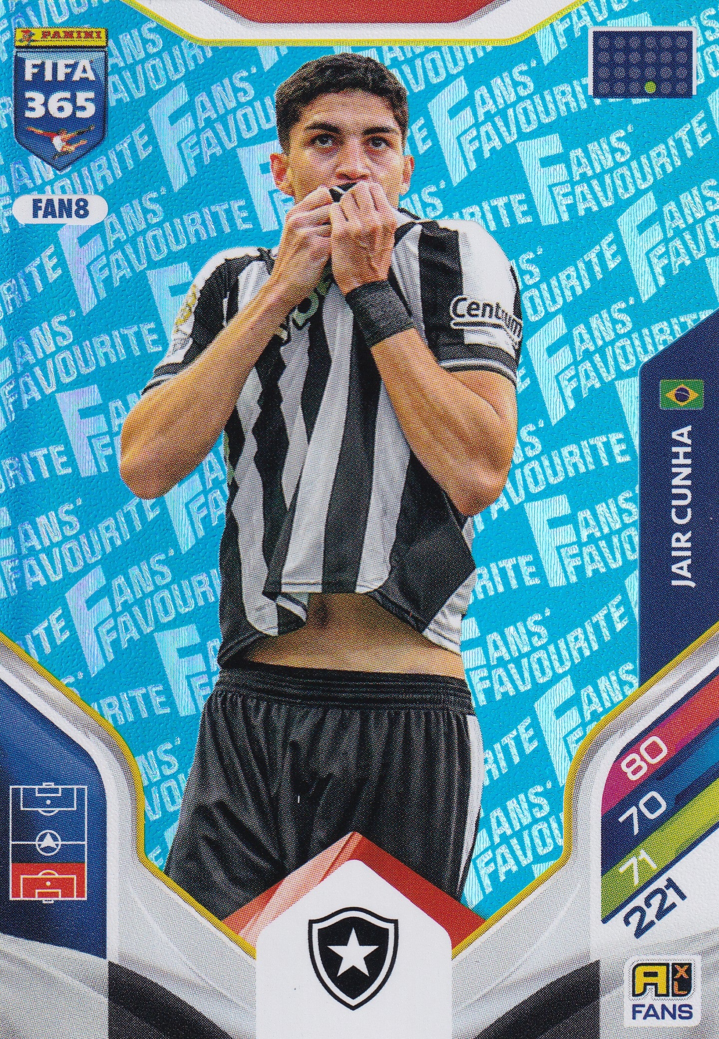 FAN-008. JAIR CUNHA - BOTAFOGO - FANS FAVOURITE - BLUE