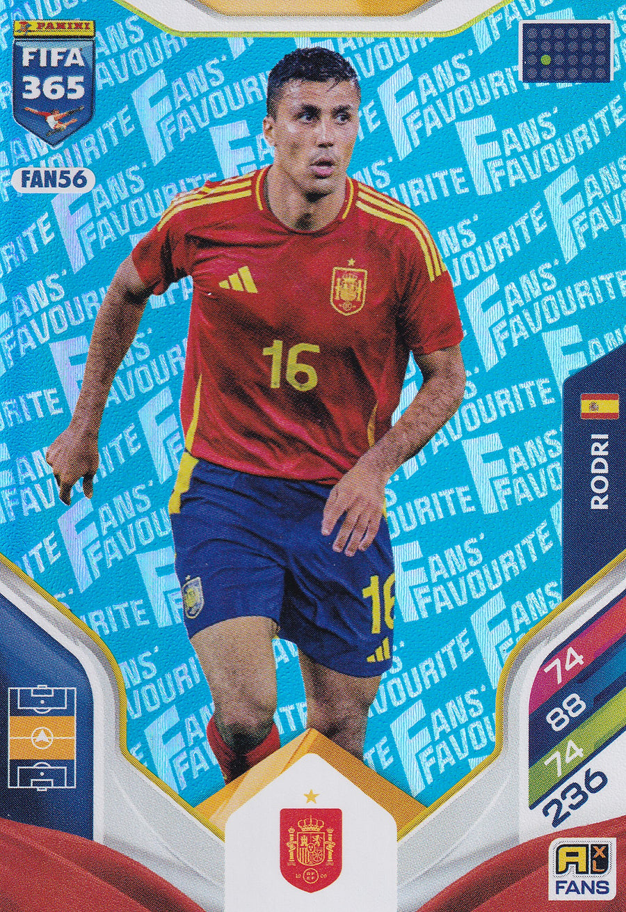 FAN-056. RODRI - SPAIN - FANS FAVOURITE - BLUE