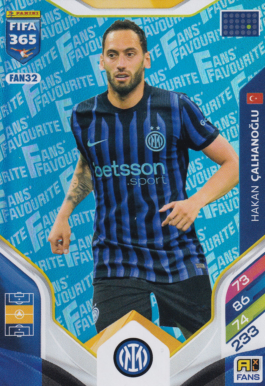 FAN-032. HAKAN CALHANOGLU - FC INTERNAZIONALE MILANO - FANS FAVOURITE - BLUE