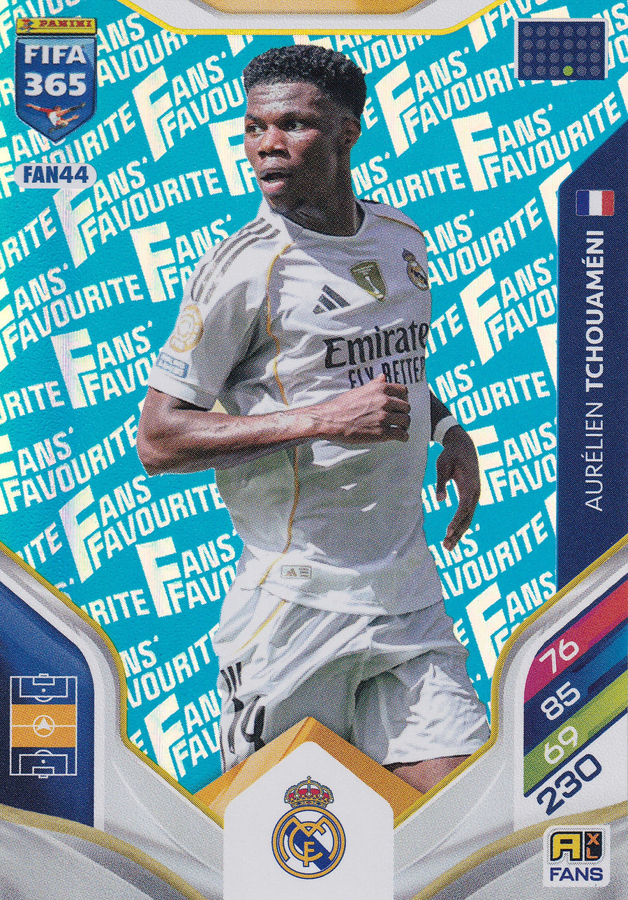 FAN-044. AURELIEN TCHOUAMENI - REAL MADRID - FANS FAVOURITE - BLUE