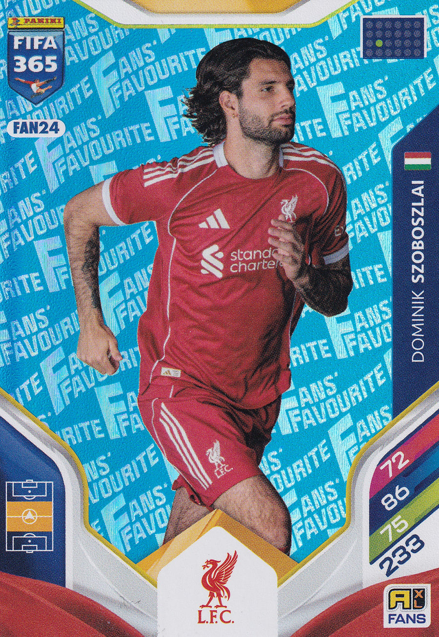 FAN-024. DOMINIK SZOBOSZLAI - LIVERPOOL - FANS FAVOURITE - BLUE