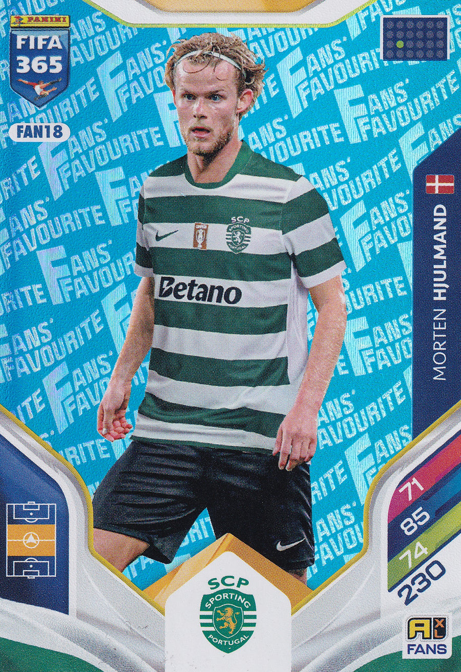 FAN-018. MORTEN HJULMAND - SPORTING CP - FANS FAVOURITE - BLUE