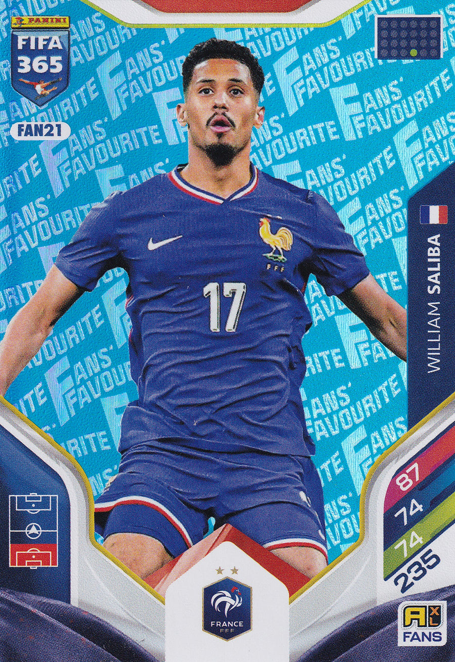 FAN-021. WILLIAM SALIBA - FRANCE - FANS FAVOURITE - BLUE