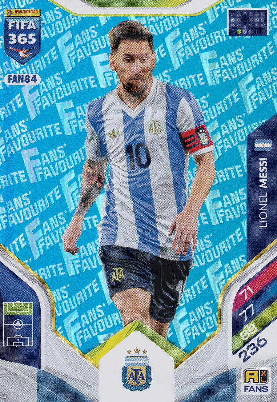 FAN-084. LIONEL MESSI - ARGENTINA - FANS FAVOURITE - BLUE