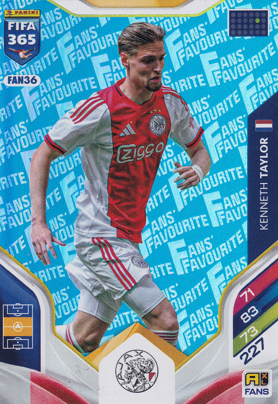 FAN-036. KENNETH TAYLOR - AJAX - FANS FAVOURITE - BLUE