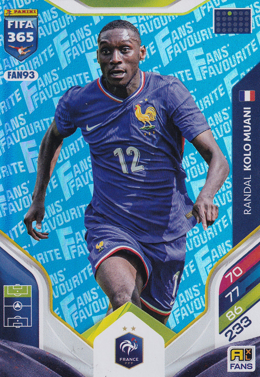 FAN-093. RANDAL KOLO MUANI - FRANCE - FANS FAVOURITE - BLUE