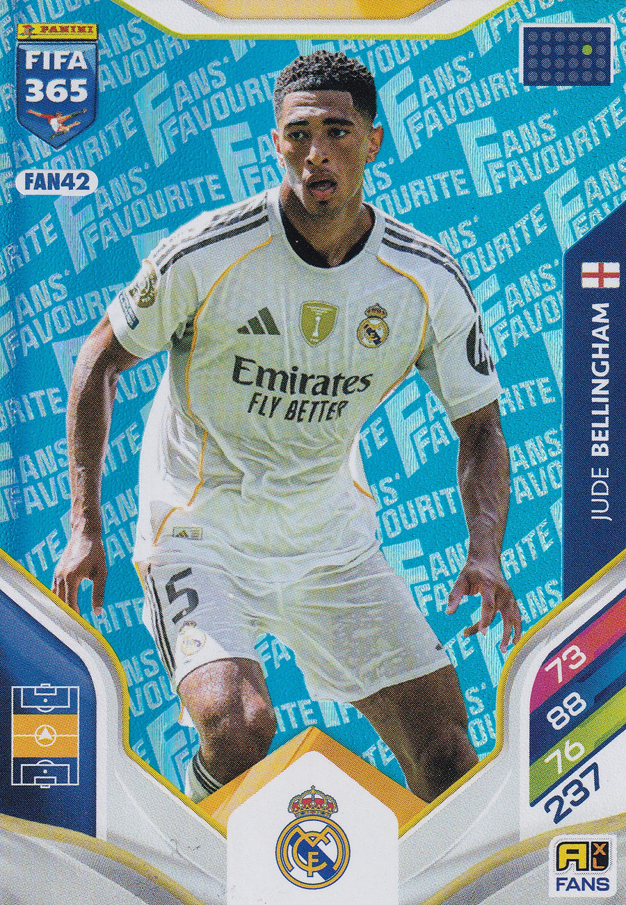 FAN-042. JUDE BELLINGHAM - REAL MADRID - FANS FAVOURITE - BLUE