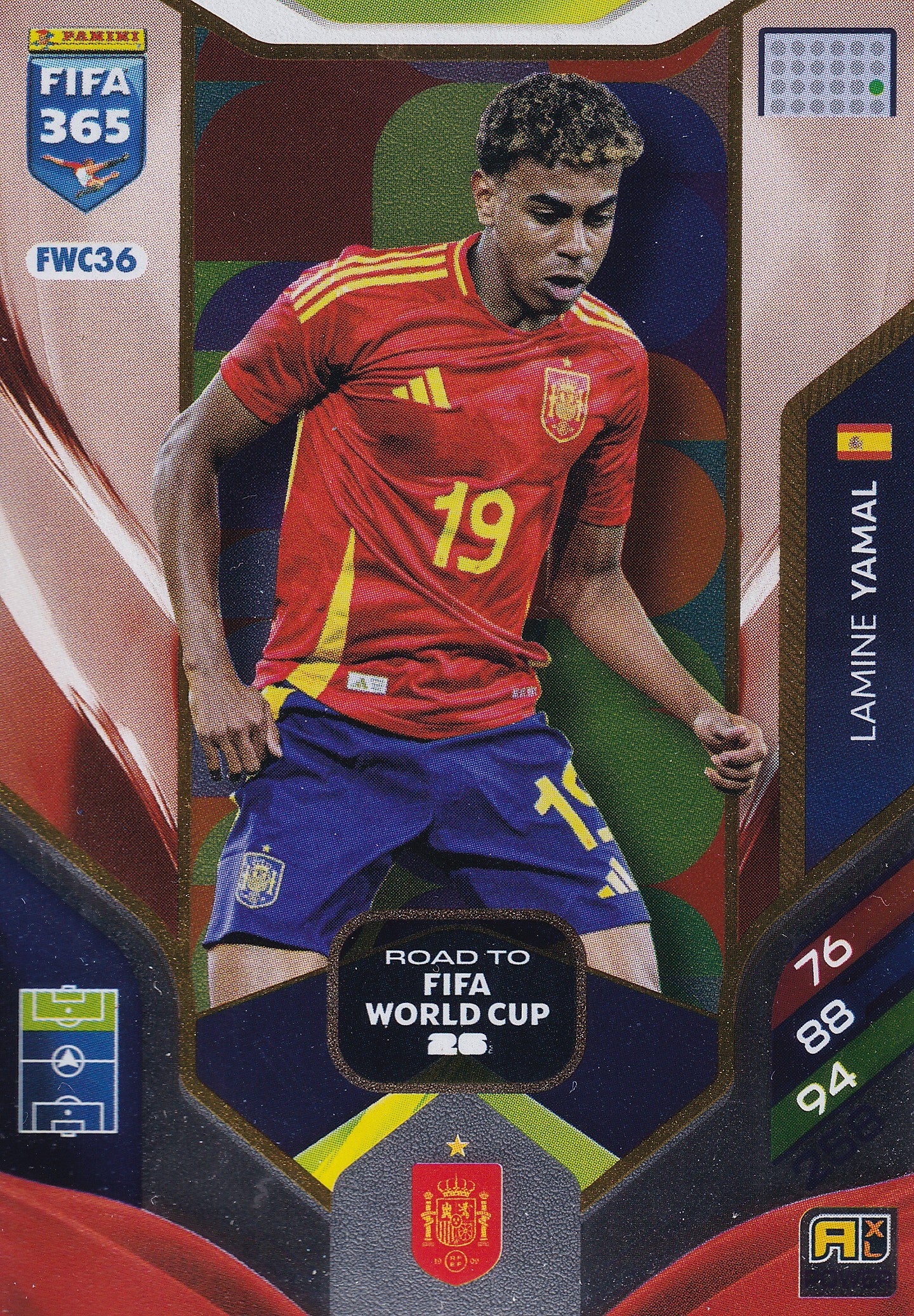 FW-36. LAMINE YAMAL - SPAIN - ROAD TO FIFA WORLD CUP 2026