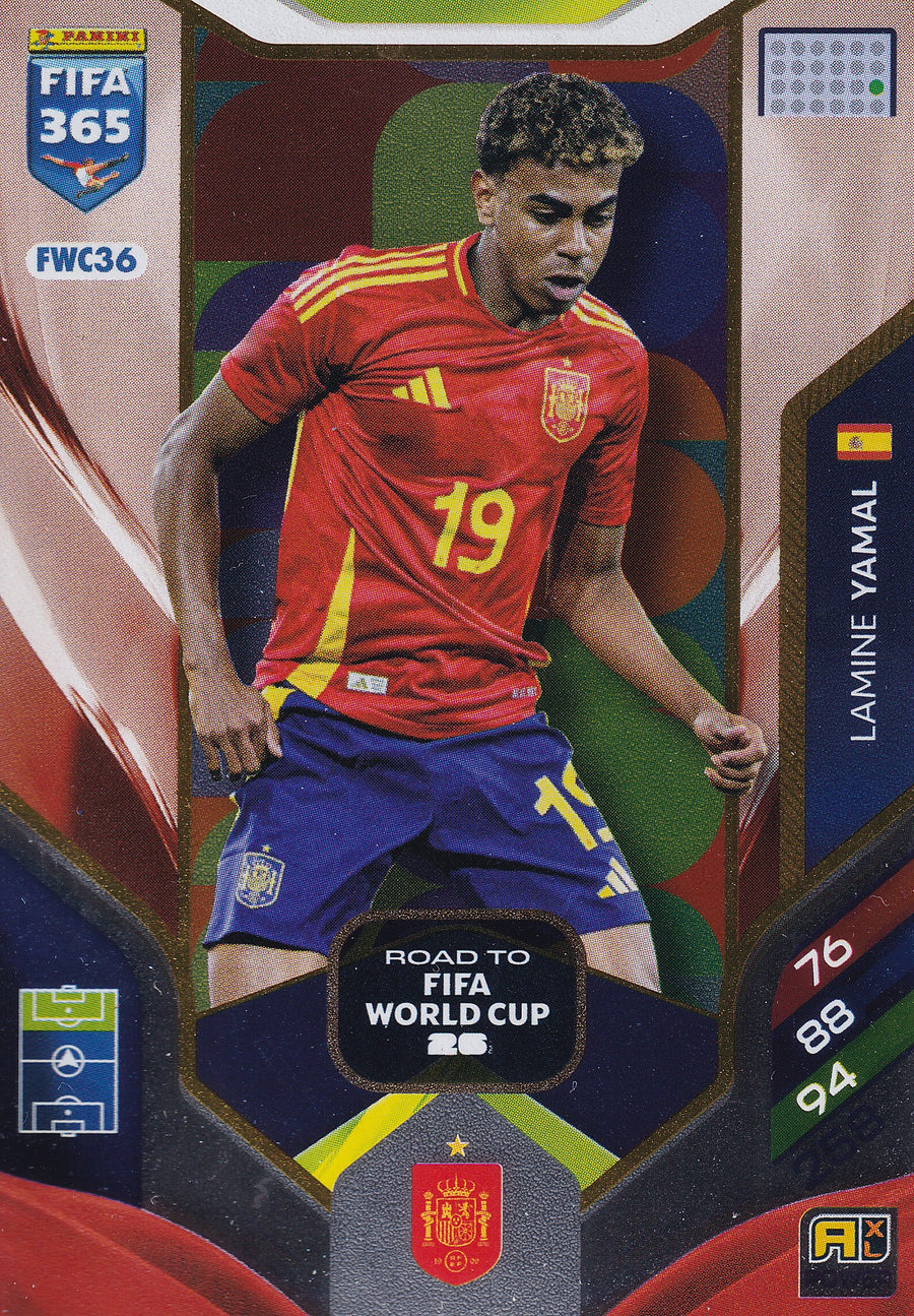 FW-36. LAMINE YAMAL - SPAIN - ROAD TO FIFA WORLD CUP 2026