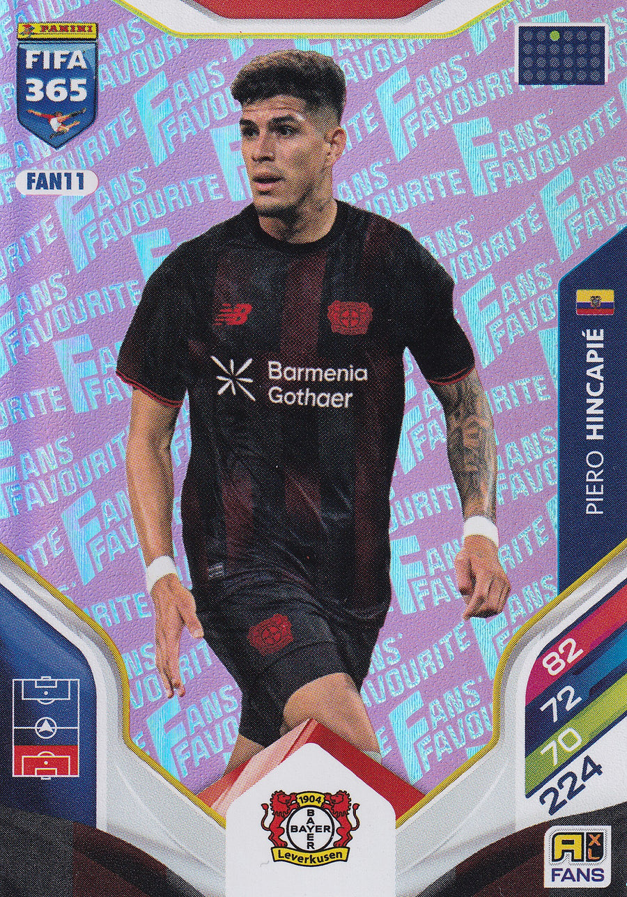 FAN-011. PIERO HINCAPIE - BAYER 04 LEVERKUSEN - FANS FAVOURITE - PINK