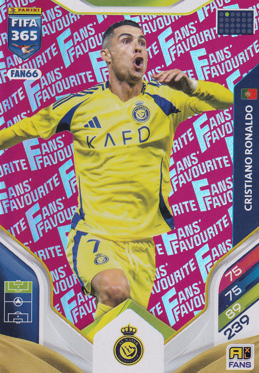 FAN-066. CRISTIANO RONALDO - AL-NASSR - FANS FAVOURITE - RED
