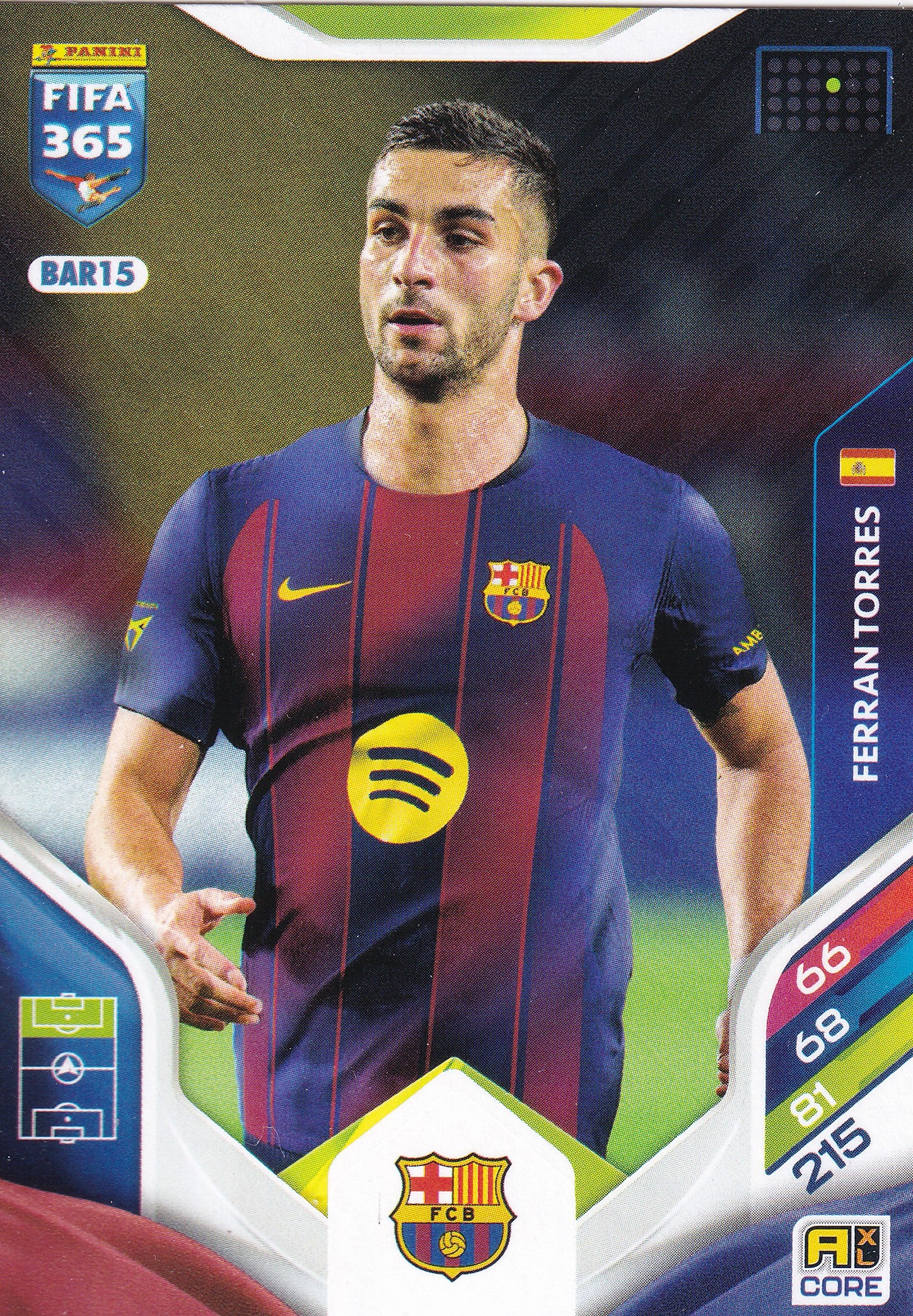 276 - BAR15. FERRAN TORRES - FC BARCELONA