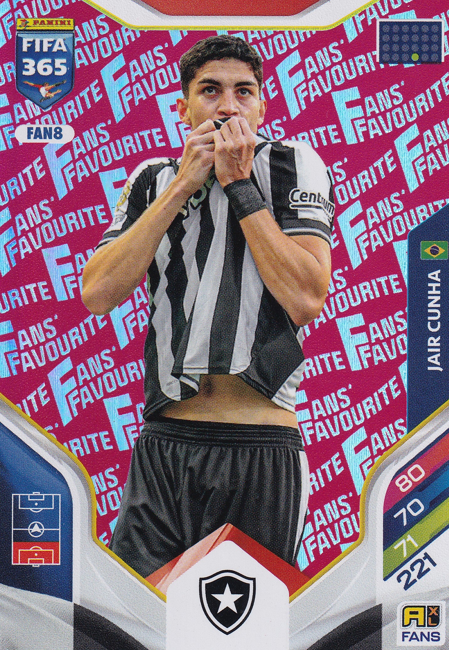 FAN-008. JAIR CUNHA - BOTAFOGO - FANS FAVOURITE - RED