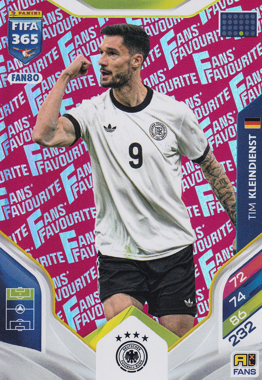 FAN-080. TIM KLEINDIENST - GERMANY - FANS FAVOURITE - RED