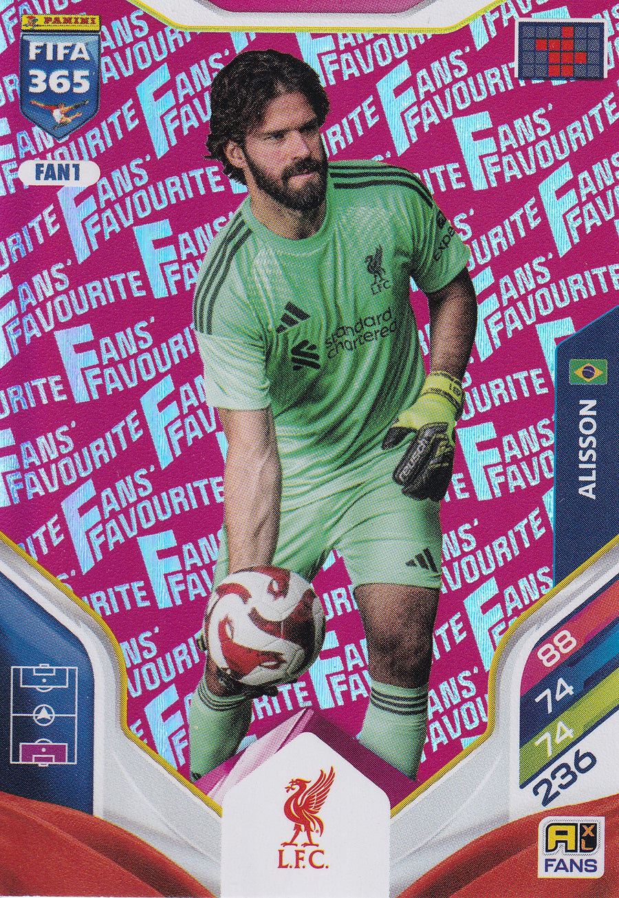 FAN-001. ALISSON - LIVERPOOL - FANS FAVOURITE - RED