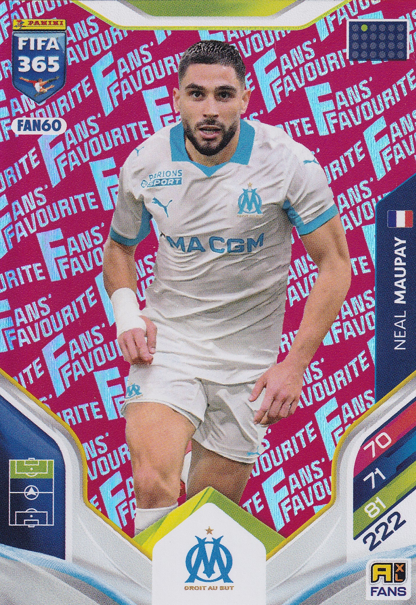 FAN-060. NEAL MAUPAY - MARSEILLE - FANS FAVOURITE - RED