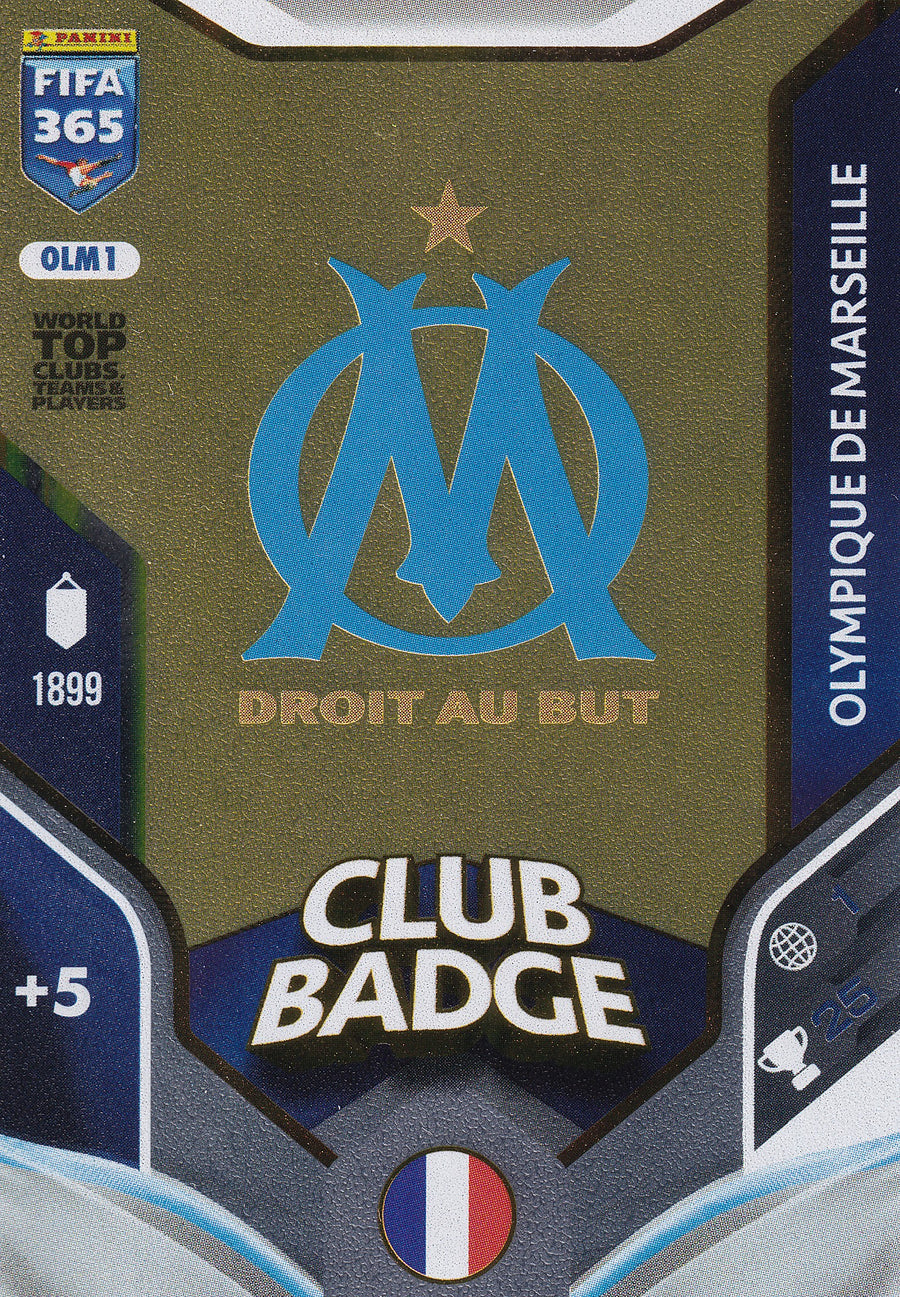 046 - OLM1. OLYMPIQUE MARSEILLE - CLUB BADGE