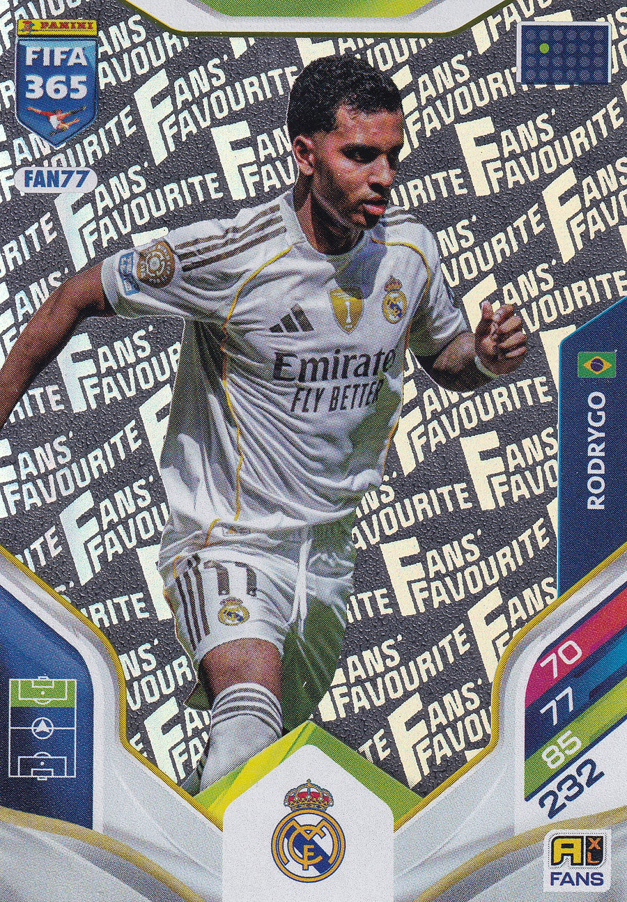 FAN-77. RODRYGO - REAL MADRID - FANS FAVOURITE