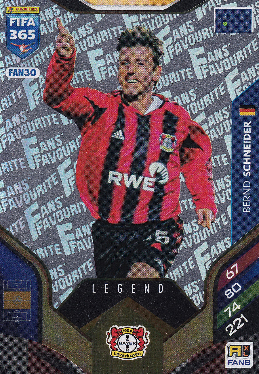 FAN-30. BERND SCHNEIDER - BAYER 04 LEVERKUSEN - FANS FAVOURITE LEGEND