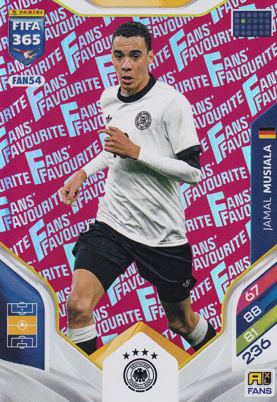 FAN-054. JAMAL MUSIALA - GERMANY - FANS FAVOURITE - RED