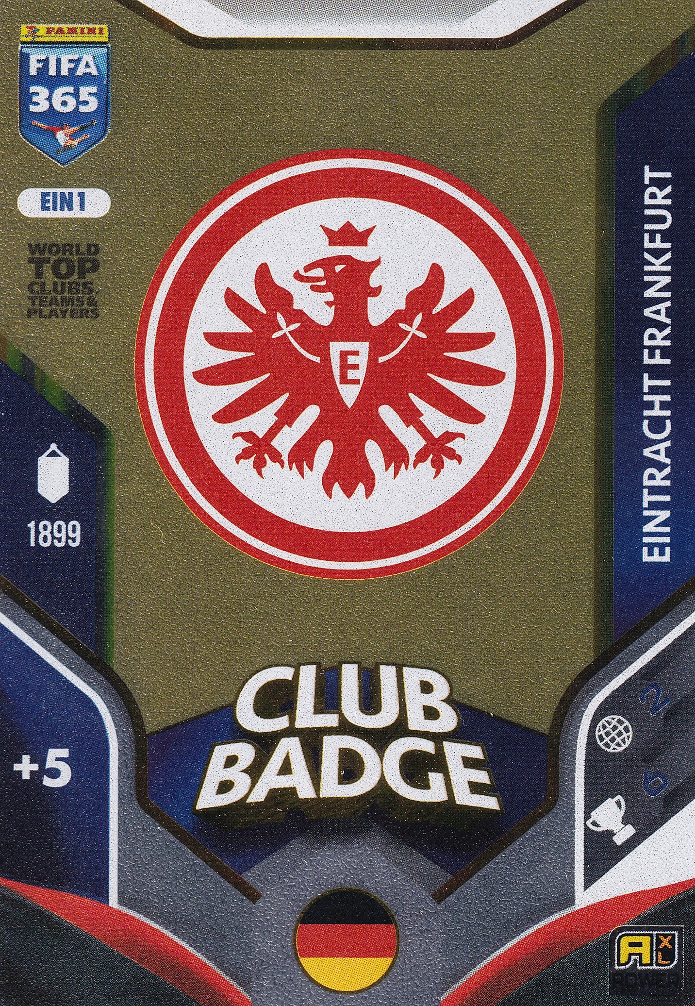 100 - EIN1. EINTRACHT FRANKFURT - CLUB BADGE