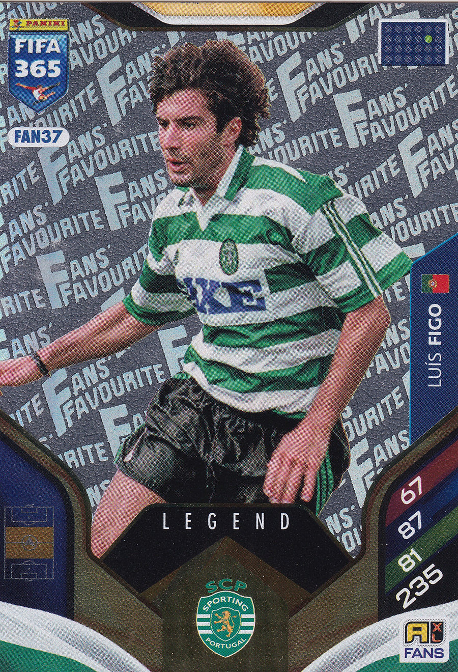 FAN-37. LUIS FIGO - SPORTING CP - FANS FAVOURITE