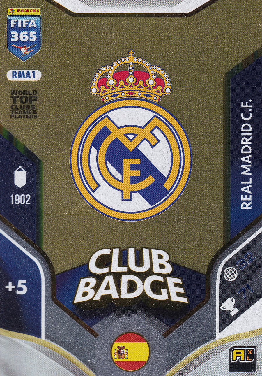 280 - RMA1. REAL MADRID - BADGE