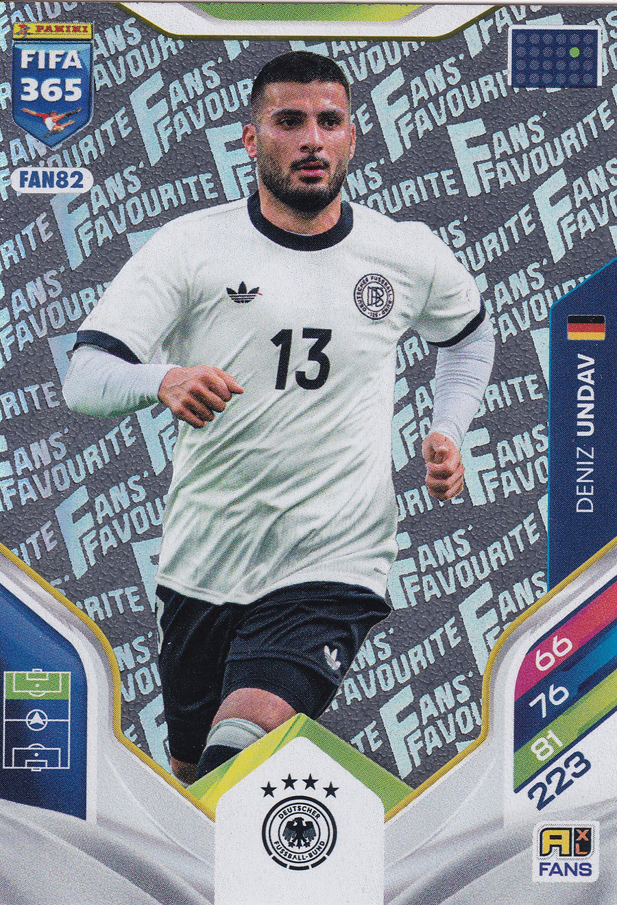 FAN-82. DENIZ UNDAV - GERMANY - FANS FAVOURITE