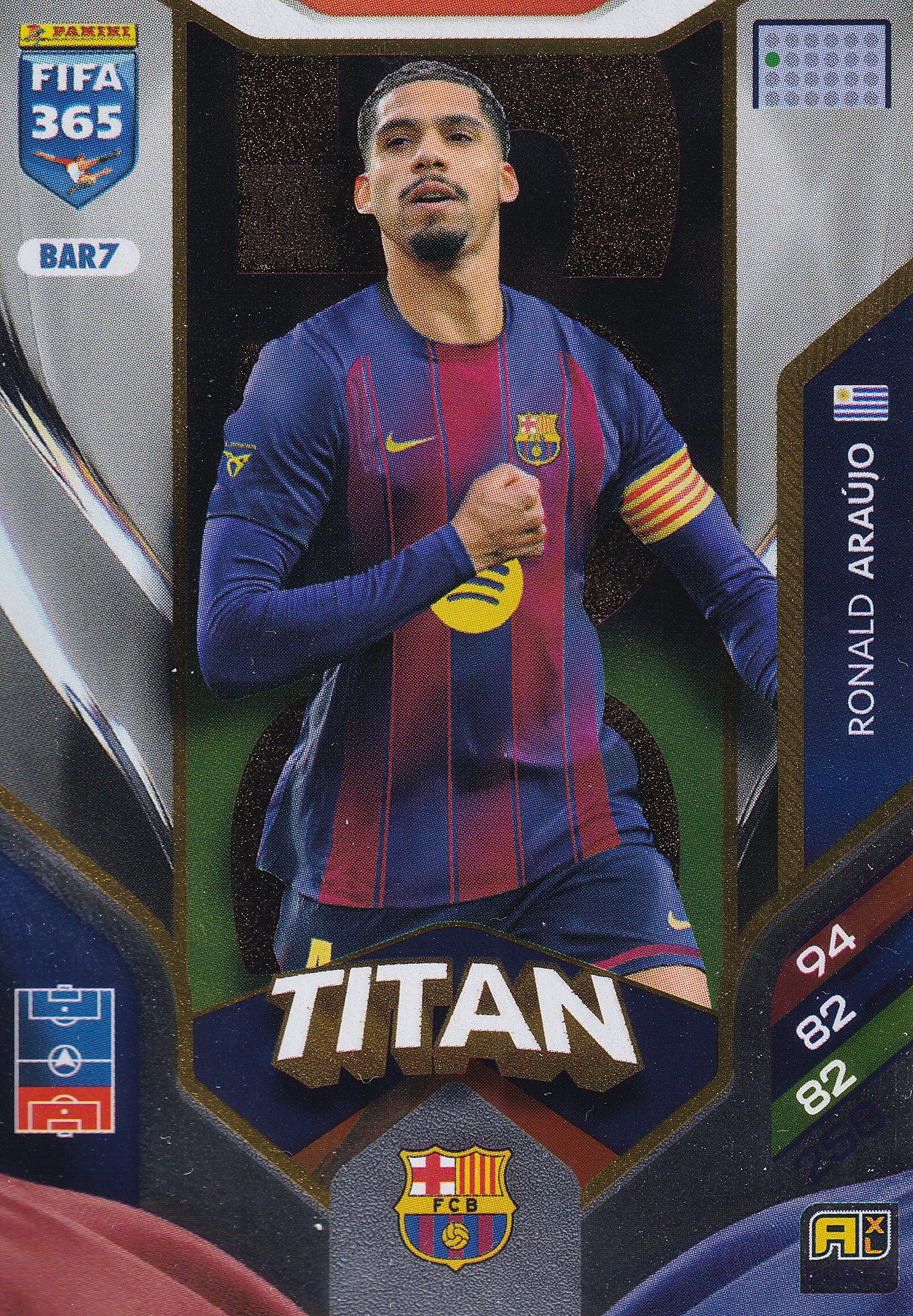 267 - BAR7. RONALD ARAUJO - FC BARCELONA - TITAN