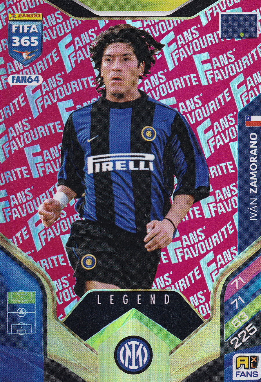 FAN-064. IVAN ZAMORANO - FC INTERNAZIONALE MILANO - FANS FAVOURITE LEGEND - RED