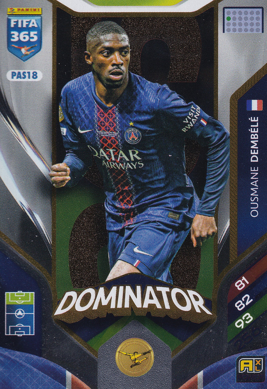 081 - PAS18. OUSMANE DEMBELE - PARIS SAINT-GERMAIN - DOMINATOR