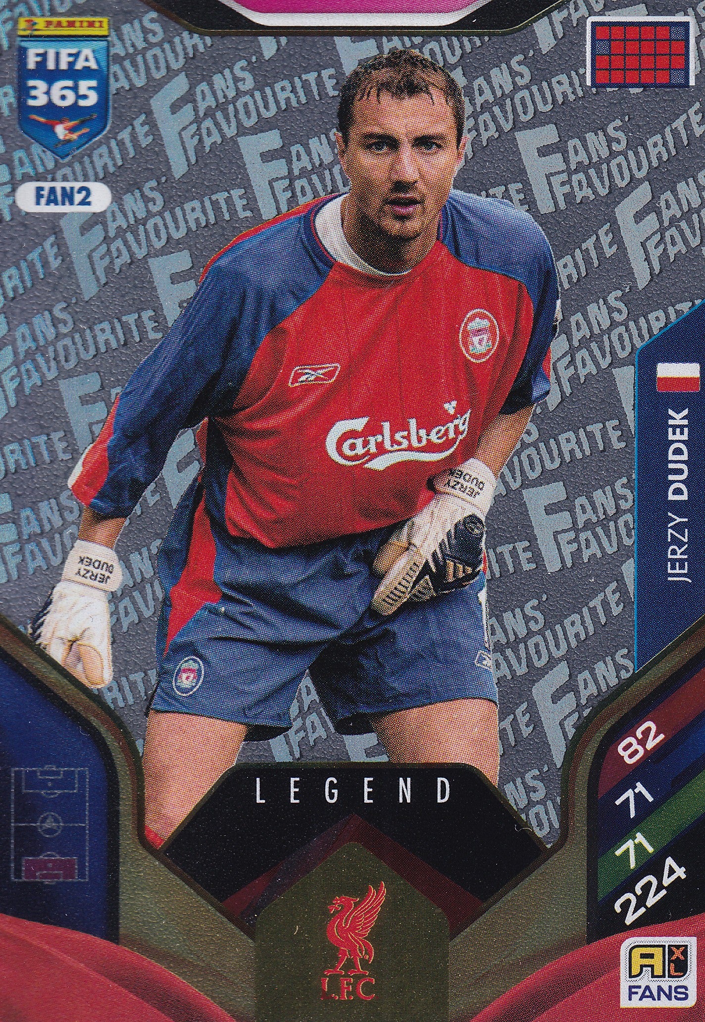 FAN-02. JERZY DUDEK - LIVERPOOL - FANS FAVOURITE LEGEND