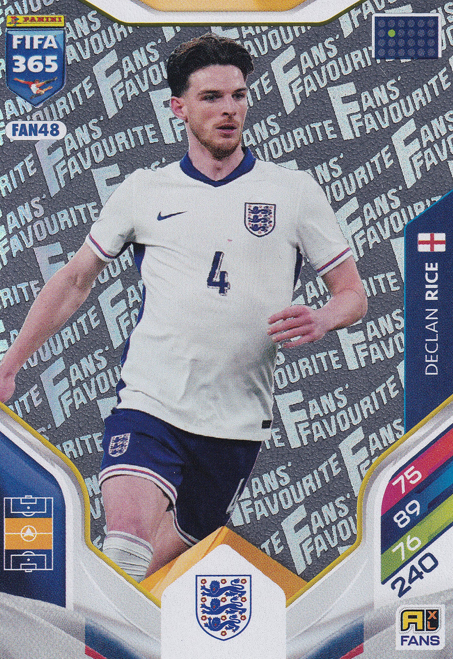 FAN-48. DECLAN RICE - ENGLAND - FANS FAVOURITE