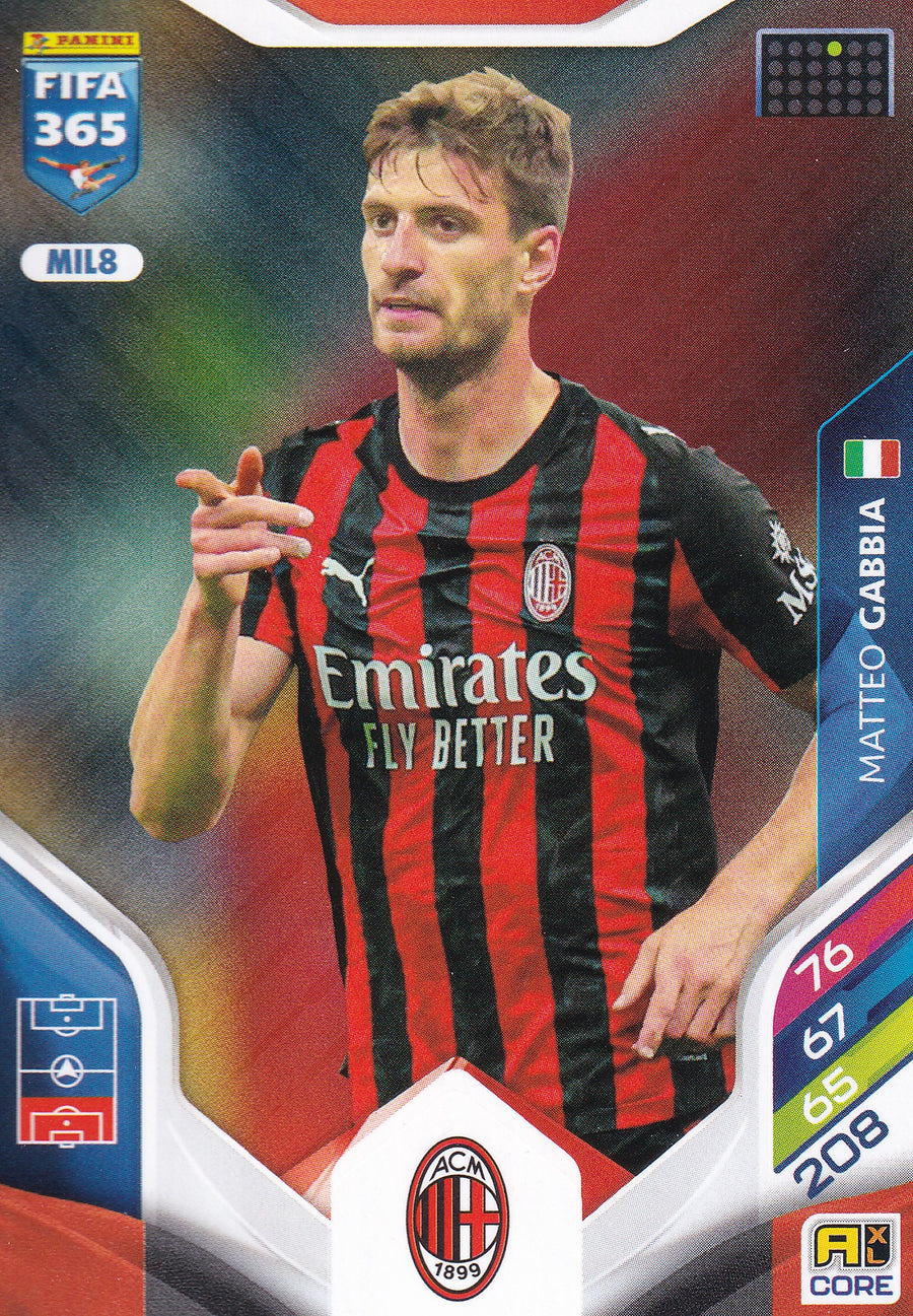 162 - MIL8. MATTEO GABBIA - AC MILAN