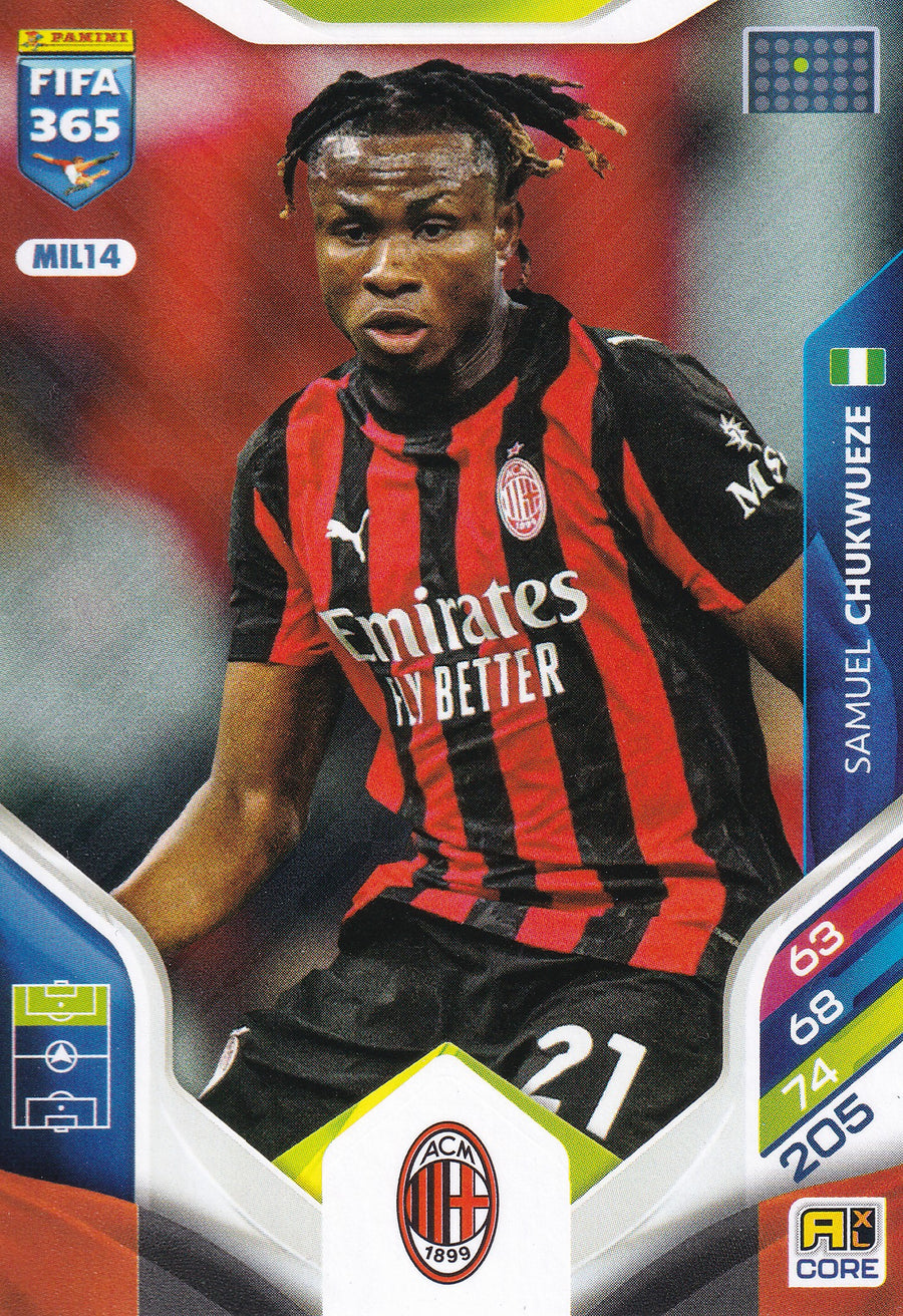 168 - MIL14. SAMUEL CHUKWUEZE - AC MILAN