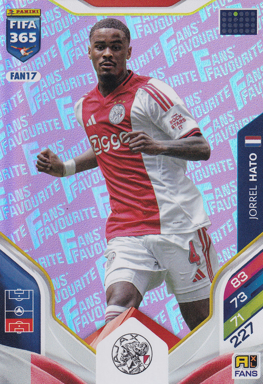 FAN-017. JORREL HATO - AJAX - FANS FAVOURITE - PINK