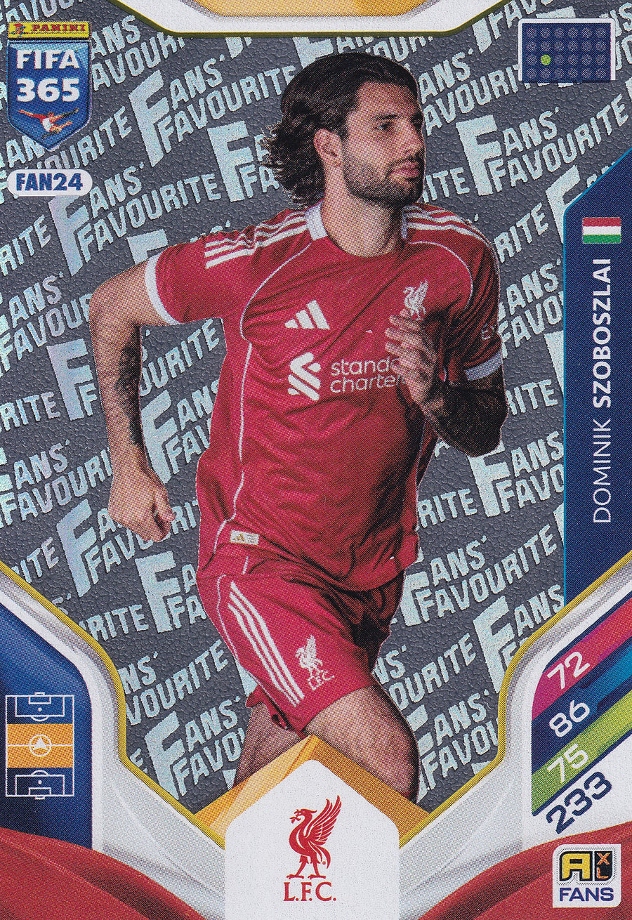 FAN-24. DOMINIK SZOBOSZLAI - LIVERPOOL - FANS FAVOURITE