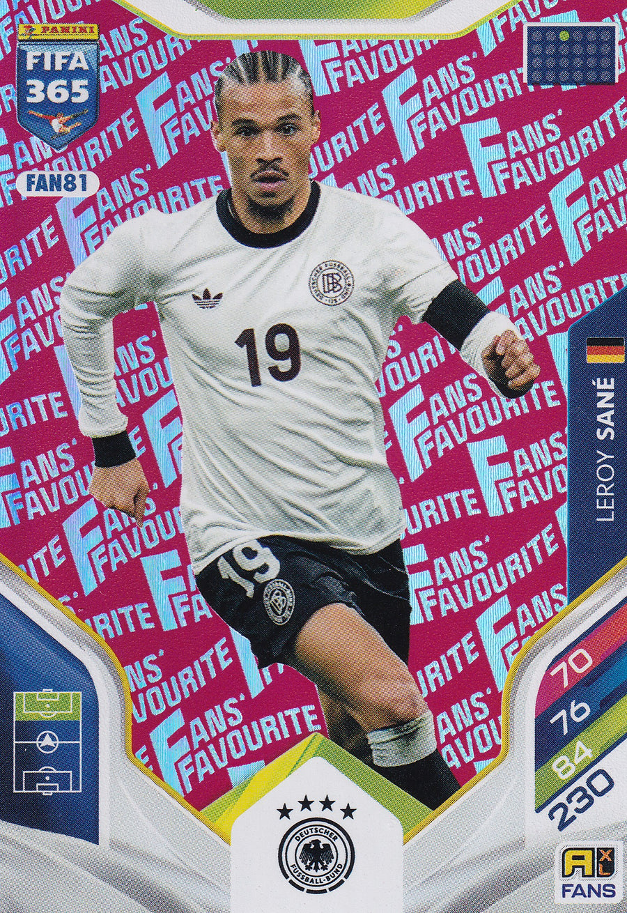 FAN-081. LEROY SANE - GERMANY - FANS FAVOURITE - RED