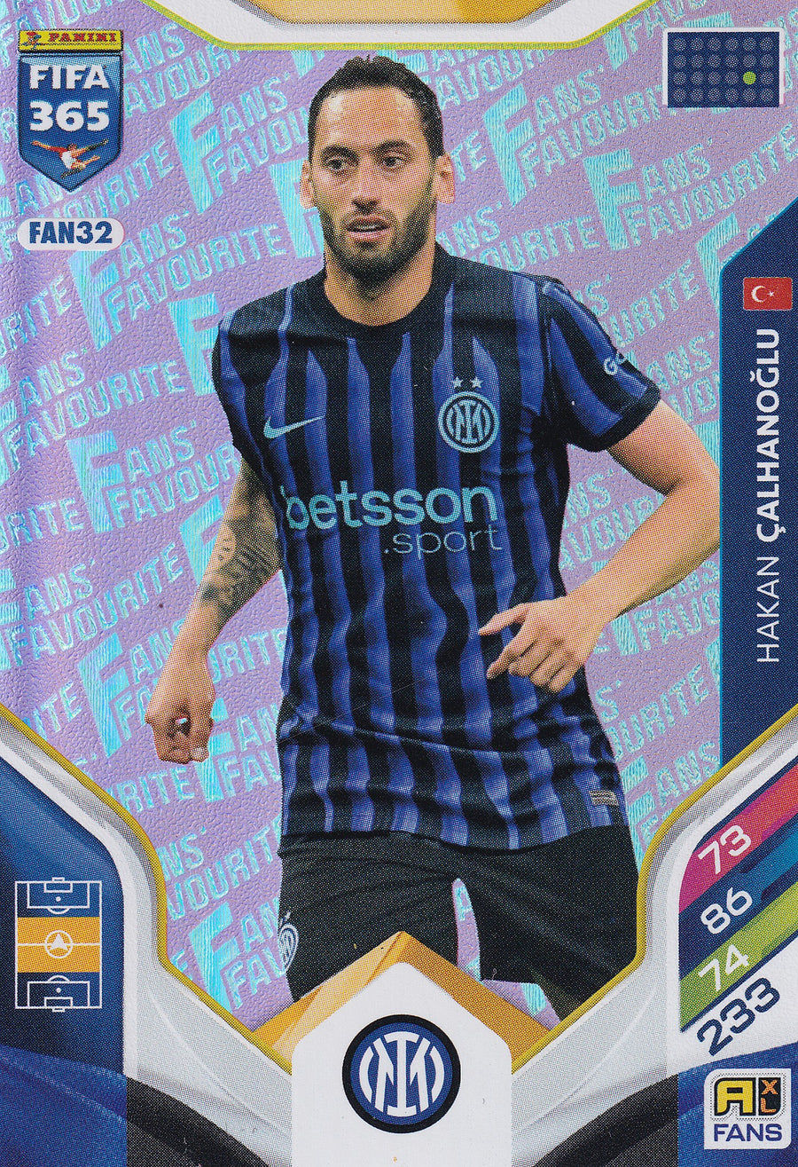 FAN-032. HAKAN CALHANOGLU - FC INTERNAZIONALE MILANO - FANS FAVOURITE - PINK