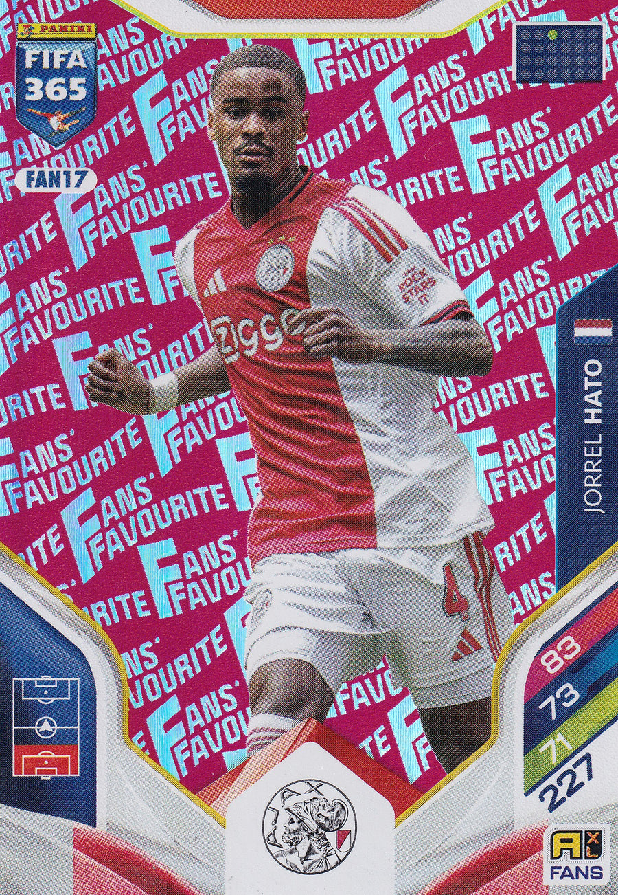 FAN-017. JORREL HATO - AJAX - FANS FAVOURITE - RED