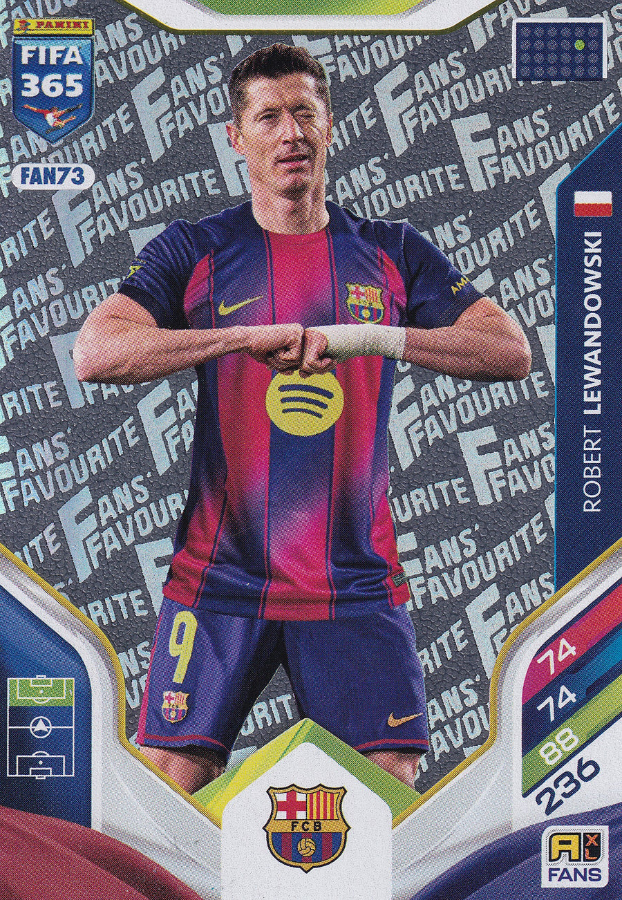 FAN-73. ROBERT LEWANDOWSKI - FC BARCELONA - FANS FAVOURITE