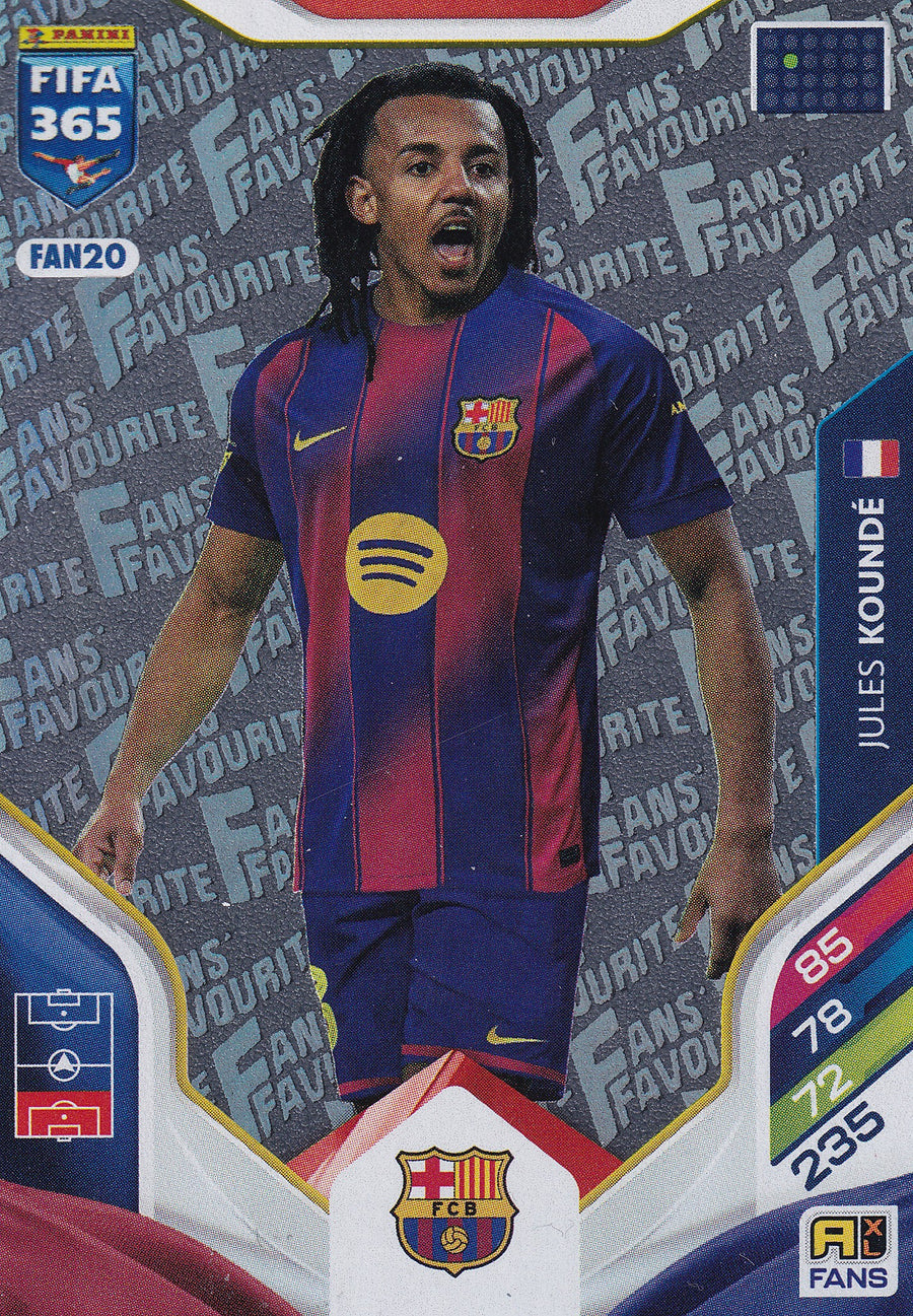 FAN-20. JULES KOUNDE - FC BARCELONA - FANS FAVOURITE