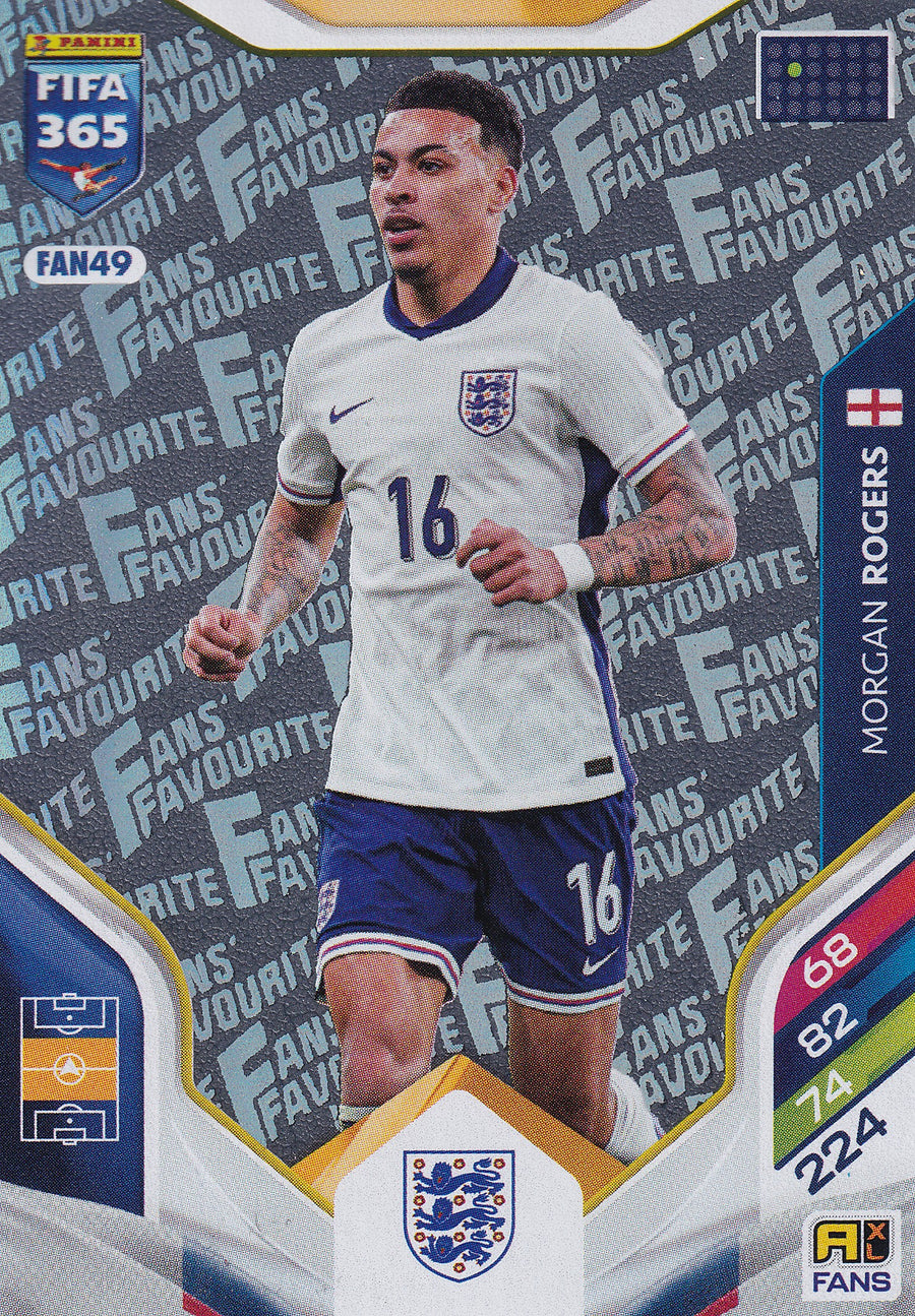 FAN-49. MORGAN ROGERS - ENGLAND - FANS FAVOURITE