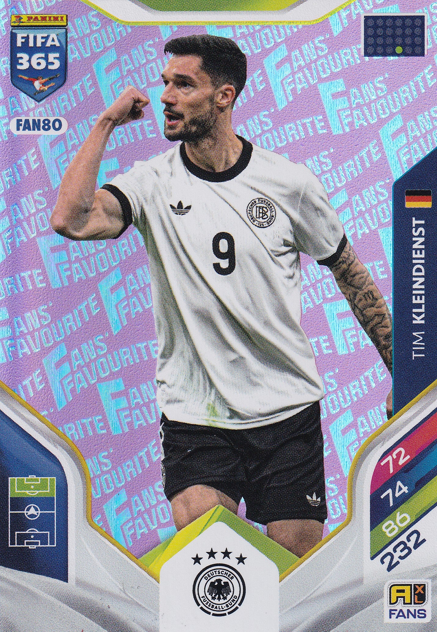 FAN-080. TIM KLEINDIENST - GERMANY - FANS FAVOURITE - PINK
